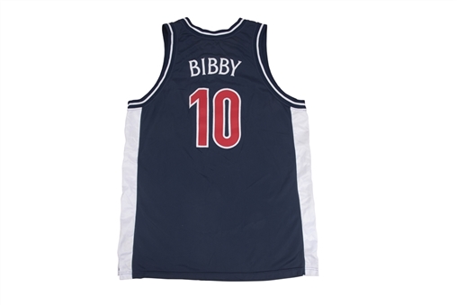 1997 Mike Bibby NCAA Final Four & Championship Game Used & Photo Matched Arizona Wildcats College Jersey (Resolution Photomatching)